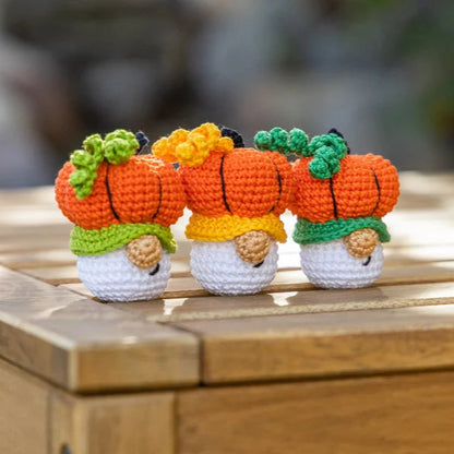 Keychain small pumpkin gnome