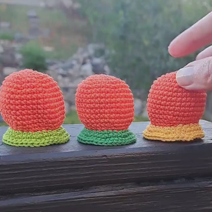 Halloween Crochet keychain Patterns with Tutorial Videos Bundle